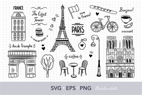 Paris svg files for cricut Paris PNG files travel (738129)