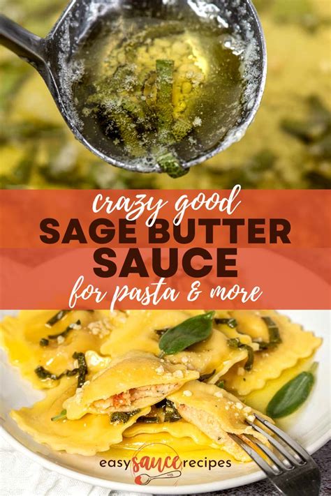 Sage Butter Sauce for Pasta and More | Recipe | Sage butter sauce ...