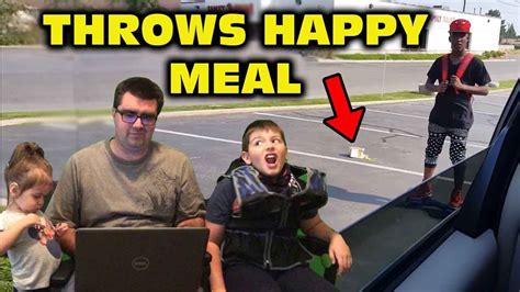 Kid Throws Sisters Happy Meal Out Car Window - Oh Shiitake Mushrooms - YouTube