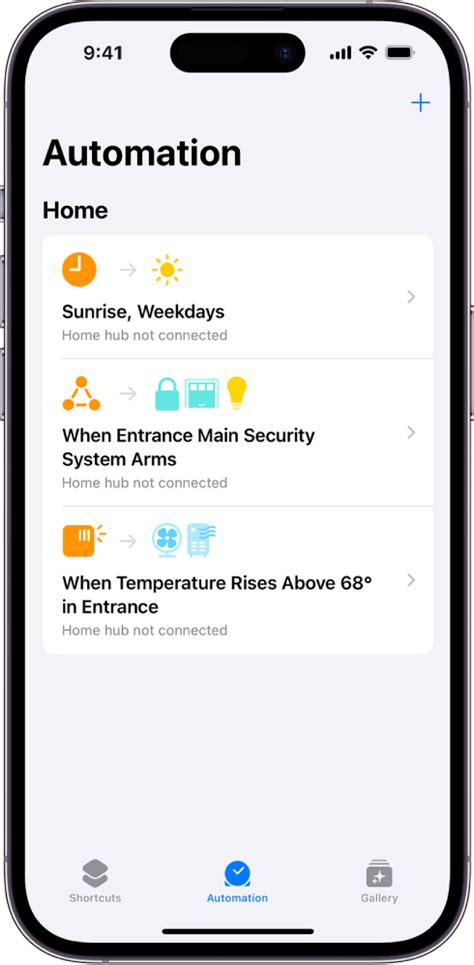 Intro to home automation in Shortcuts on iPhone or iPad - Apple Support ...