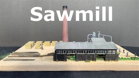 Model Sawmill - Kit Bashing a Set from Kibri - YouTube