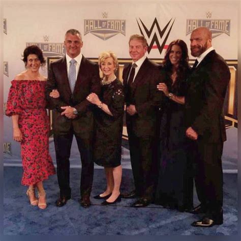 Vince McMahon, Linda McMahon, Shane McMahon, Marissa Mazzola McMahon, Paul Levesque (Triple H ...