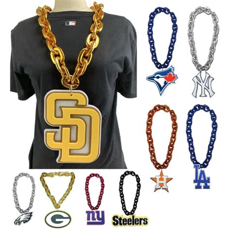 Customized Sports Teams NFL MLB 3D EVA Foam Fan Chain Necklace - China ...