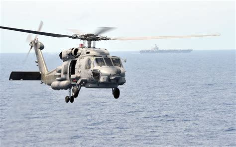 Download Sikorsky MH-60 Seahawk Helicopter Navy Military Sikorsky SH-60 Seahawk HD Wallpaper by ...