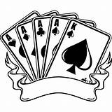 Drawing Poker  Free Download On ClipArtMag sketch template