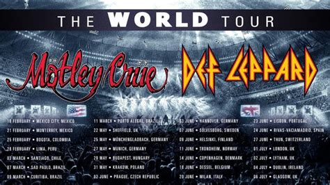 Def Leppard and Mötley Crüe reveals 2023 world tour dates