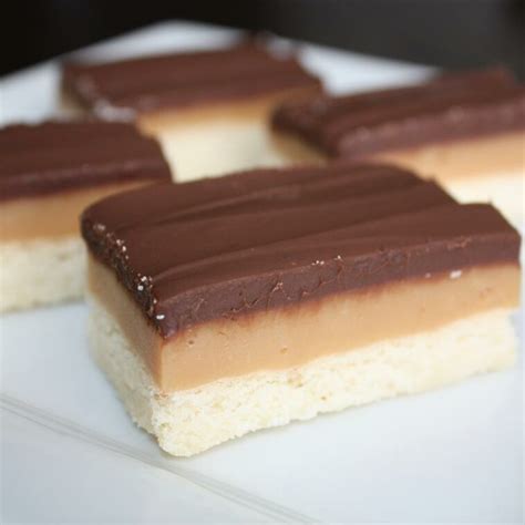 Caramel Shortbread Squares Recipe - Recipes A to Z