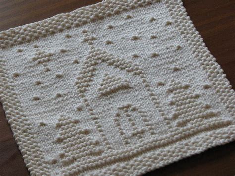 9 Christmas Dishcloth Free Knitting Patterns — Blog.NobleKnits Knitted ...