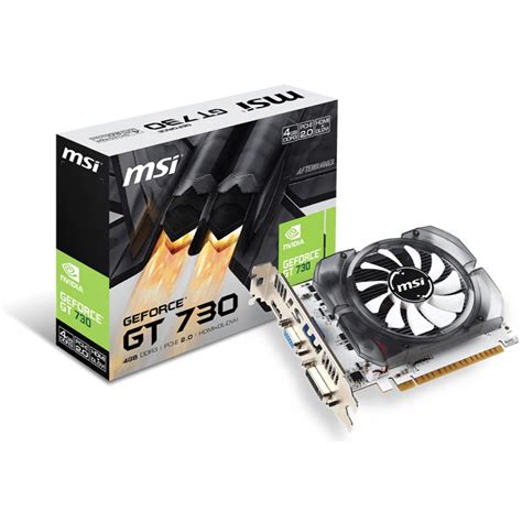 MSI NVIDIA GeForce GT 730 4GB DDR3 Video Card | N730-4GD3V2 | City Center For Computers | Amman ...