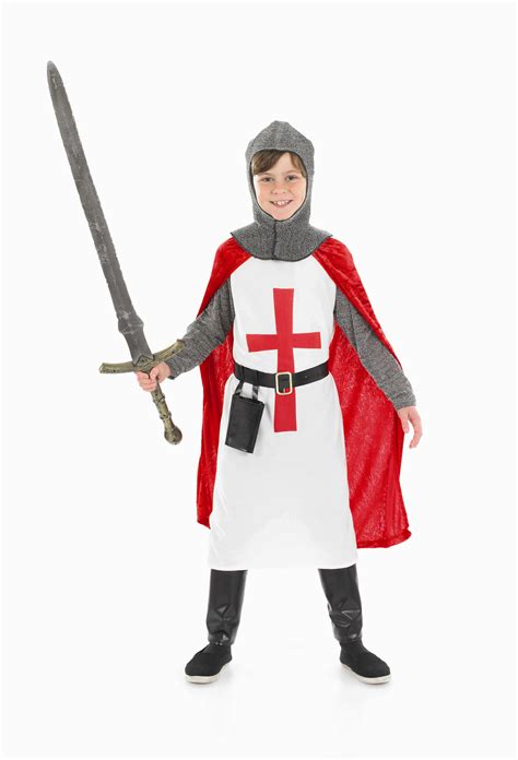 Boys Crusader Knight Boy Costume for Medieval Middle Ages Fancy Dress Up Outfits | eBay