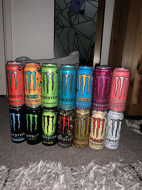 My can collection so far : r/monsterenergy