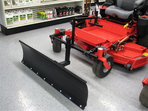 Zero Turn Mower 4 ft. Snow Plow with Universal Mount Bar