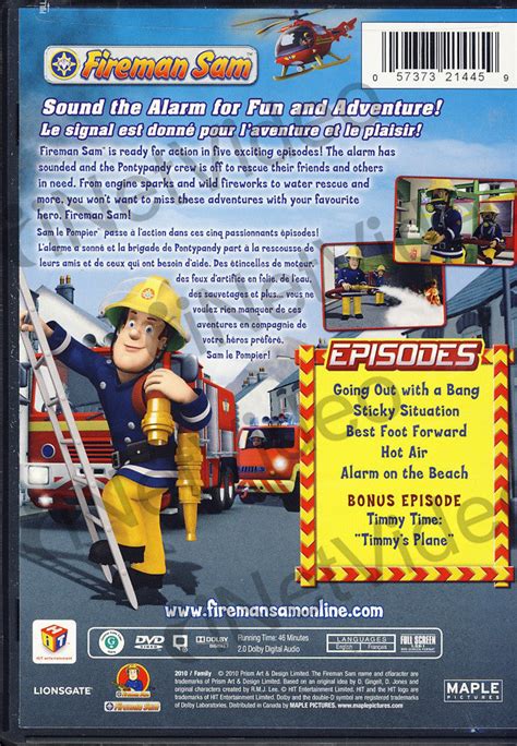 Fireman Sam - Ready for Action (Bilingual) on DVD Movie