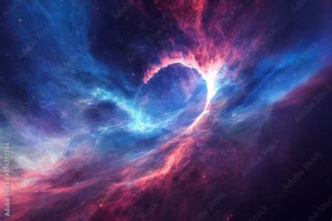 Nebula Space Wallpaper, Beautiful 4K Landscape. Generative AI Stock ...