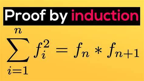 Proofing a Sum of the Fibonacci Sequence by Induction - YouTube