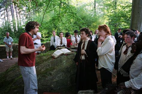 Alfonso Cuarón directing the Care of Magical Creatures scene — Harry ...