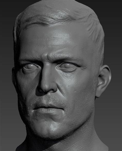 ArtStation - Male Head Sculpt and SSS Study, Peter Zoppi 3d Face, Human Face, Human Body, Zbrush ...