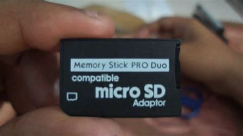 Memory Stick Pro Duo Adapter - 8GB Sony Memory Stick PRO-HG Duo ...