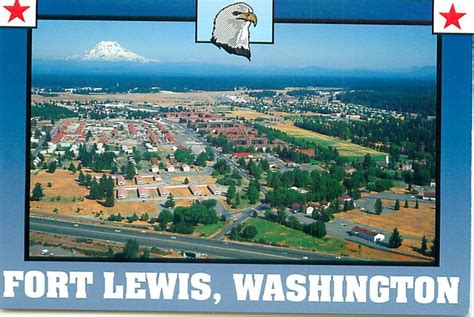 Buy Postcard Aerial Fort Lewis Washington | Fort lewis, Fort lewis washington, Aerial