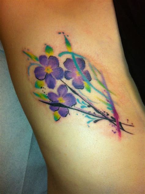 22 best Violet Flower Tattoos images on Pinterest | Violet flower tattoos, Violet tattoo and Ink