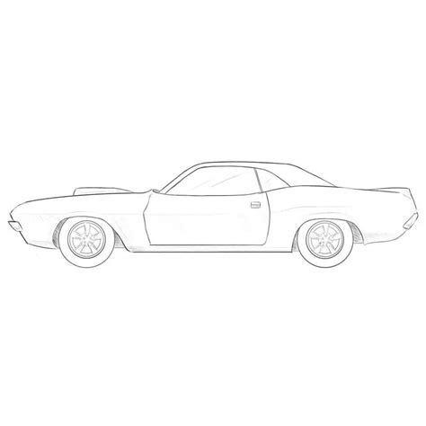 How to Draw a Drag Car