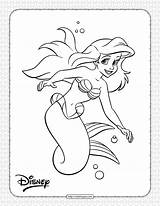 Disney Princess Baby Ariel Coloring Pages sketch template