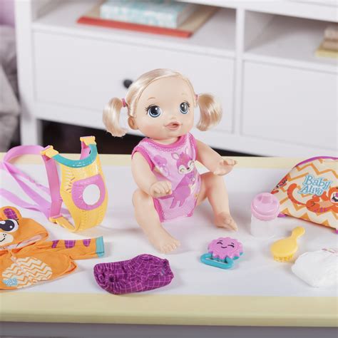 Baby Alive Go Bye Bye Blonde Hair Doll: Interactive, Speaks 30+ Phrases, Ages 3+ - Walmart.com