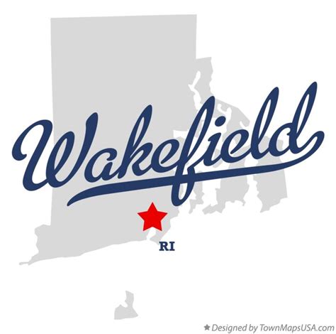 Map of Wakefield, RI, Rhode Island