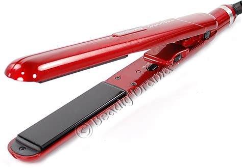 BaByliss Pro Ceramix Xtreme Ceramic Flat Iron 1" RED Dual Voltage Authentic