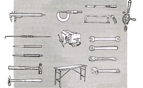 basic metalworking tools (C) Diagram | Quizlet