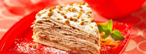 Toffee Crunch Crêpe Cake | How do you make crêpes even more fun and delicious? Layer them into a ...