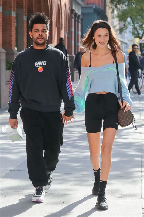 Bella Hadid and The Weeknd - NYC, November 2018 • CelebMafia