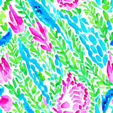 Lilly Pulitzer Inspired Pattern · Creative Fabrica