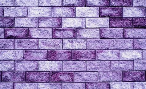 Purple Brick Wall Texture Background Stock Image - Image of saturated ...