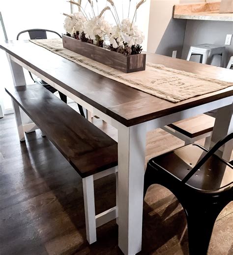 Diy Farmhouse Kitchen Table - Image to u