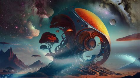 Download Fantasy, Fantasy Landscape, Planets. Royalty-Free Stock Illustration Image - Pixabay