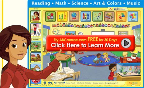 Full Online Preschool and Kindergarten Curriculum - ABCMouse.com: FREE ...