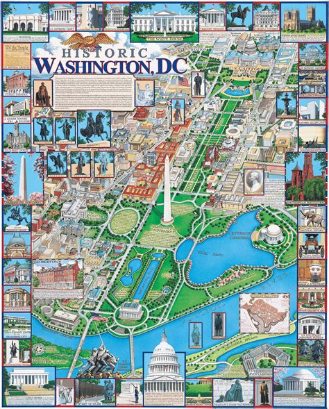 Map Of Washington Dc Monuments