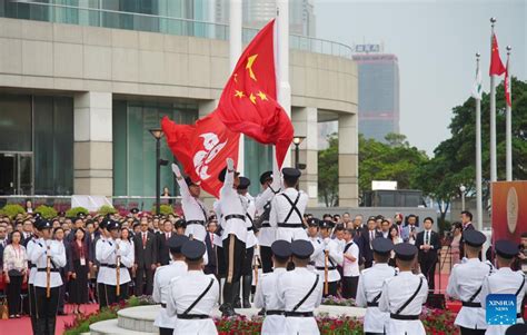 HKSAR raises flags, holds reception to celebrate National Day-Xinhua