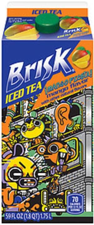 Brisk Mango Fiesta Iced Tea - 59 oz, Nutrition Information | Innit