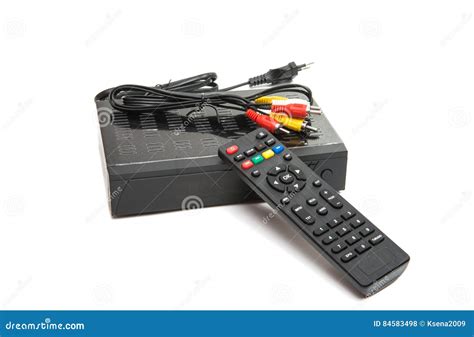 Digital Receiver with Remote Control Stock Photo - Image of entertainment, infrared: 84583498