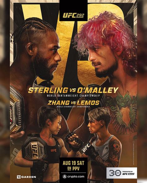 UFC 292 - Sterling vs O'Malley | 19.08.2023 - www.fightevents.de