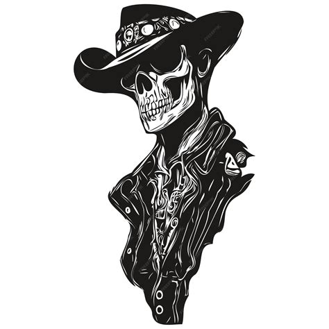 Cowboy Skull Art