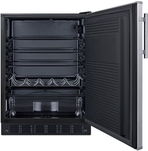 Summit® 5.1 Cu. Ft. Stainless Steel Under The Counter Refrigerator ...