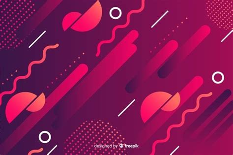 Free Vector | Gradient background with dynamic shapes | Geometric background, Creative ...