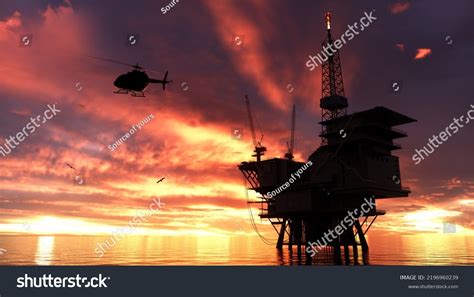 Oil Platform Oil Rig Offshore Platform Stock Illustration 2196960239 | Shutterstock