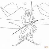 Ski coloring Page  Free Printable Coloring Pages sketch template