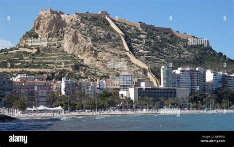 Santa Barbara Castle, Alicante, Spain Stock Photo - Alamy