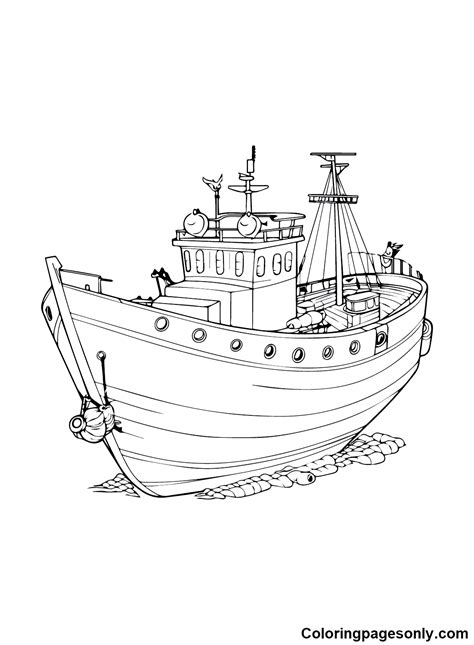 24 Ship Coloring Pages - ColoringPagesOnly.com