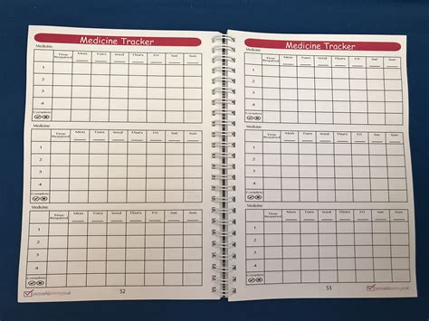 Personal Family Health Medical Diary Planner